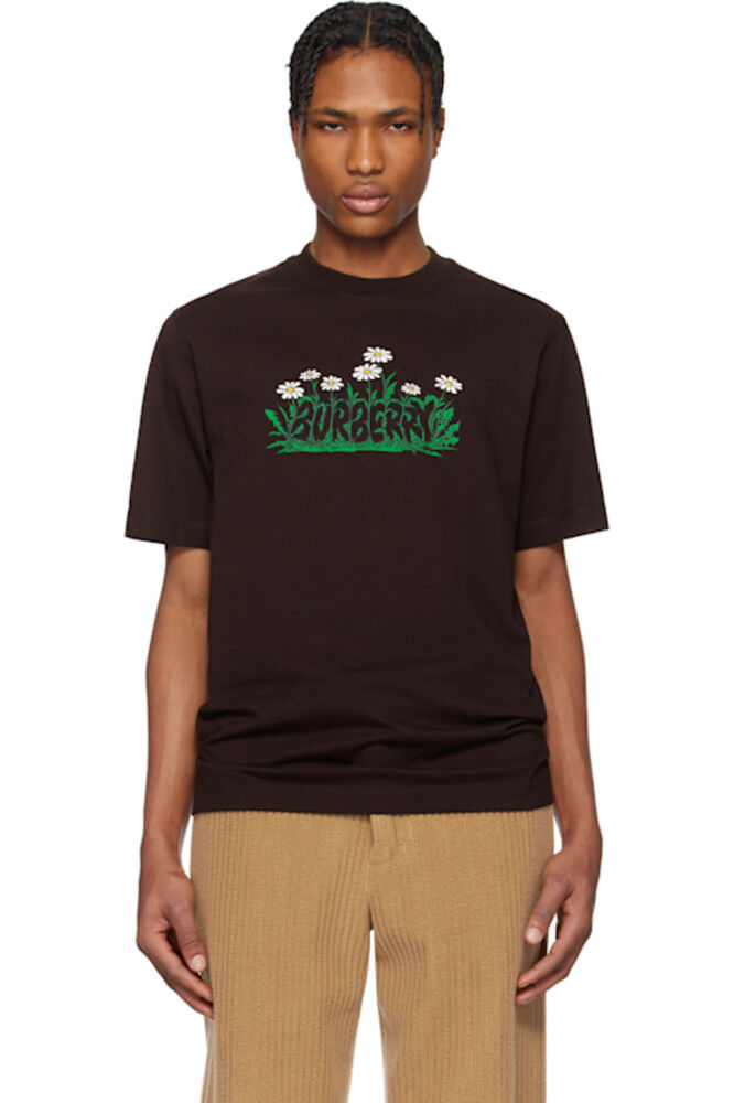 

Футболка с логотипом Brown Daisy Burberry