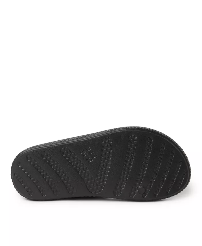ЭкоКози от Women's Устойчивые Комфортные Сандалии-танга Dearfoams, черный — фото 2