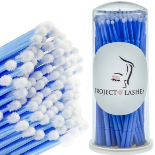 

Микроаппликаторы для ресниц, тюбик, Projectlashes, 100 штук Project Lashes