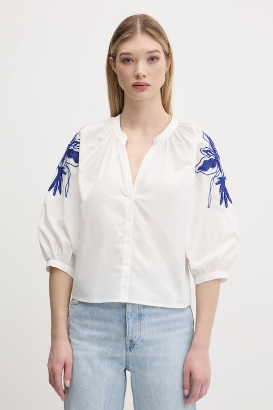 

Хлопковая рубашка CRATOS Desigual, белый