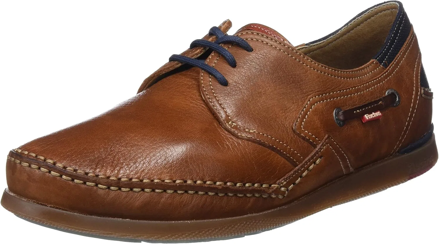 Туфли Fluchos 9883 Tornado Mariner Moccasin Man, Brown Marron Cuero