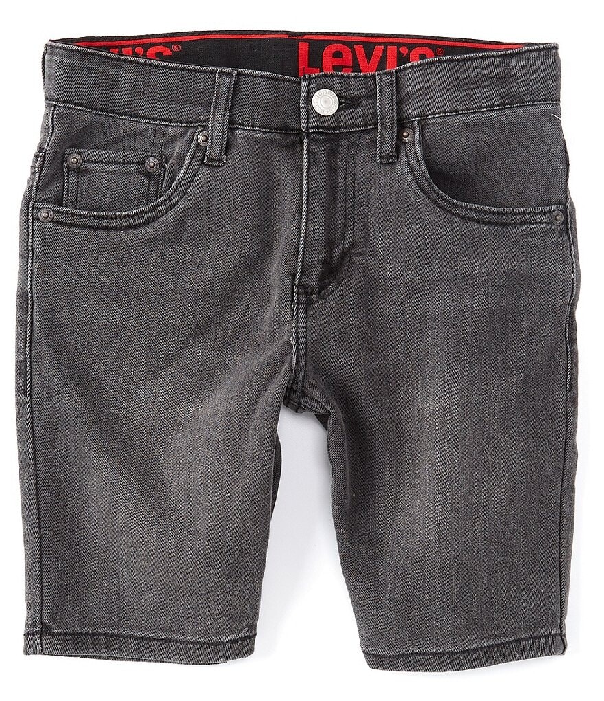 

Облегающие джинсовые шорты Levi's Big Boys 8-20, серый