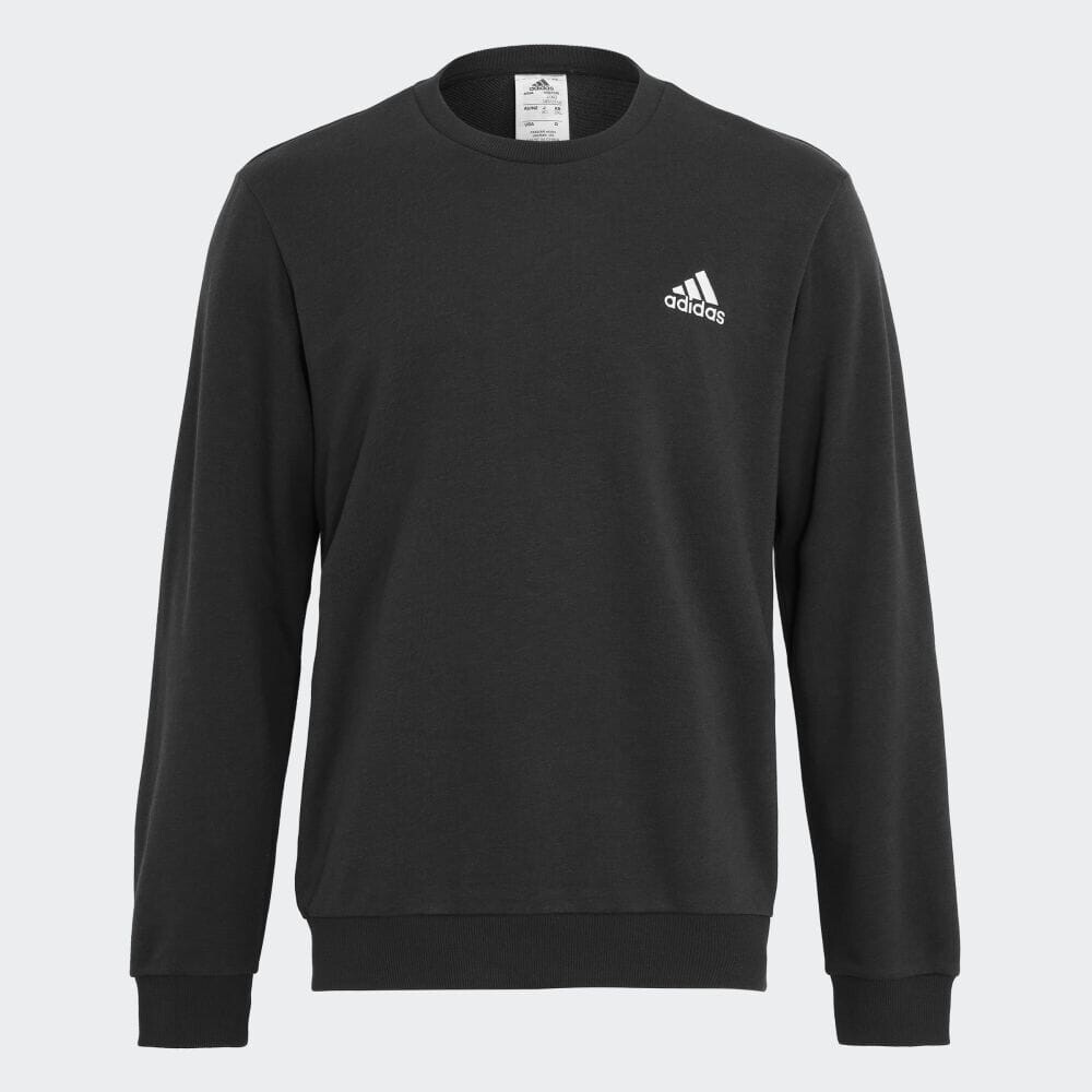 Толстовка Adidas ESSENTIALS EMBROIDERED SMALL LOGO SWEATSHIRT, цвет Black/White