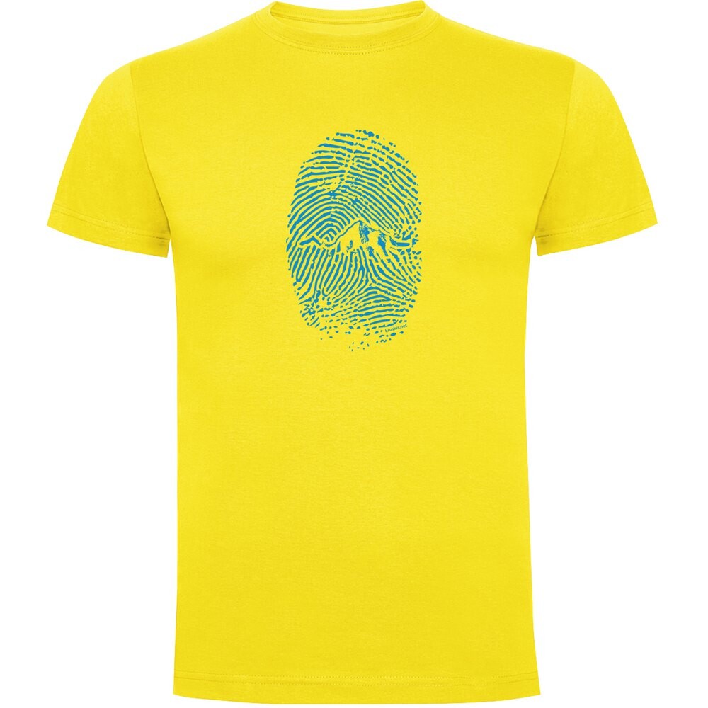 

Футболка Kruskis Mountain Fingerprint, желтый