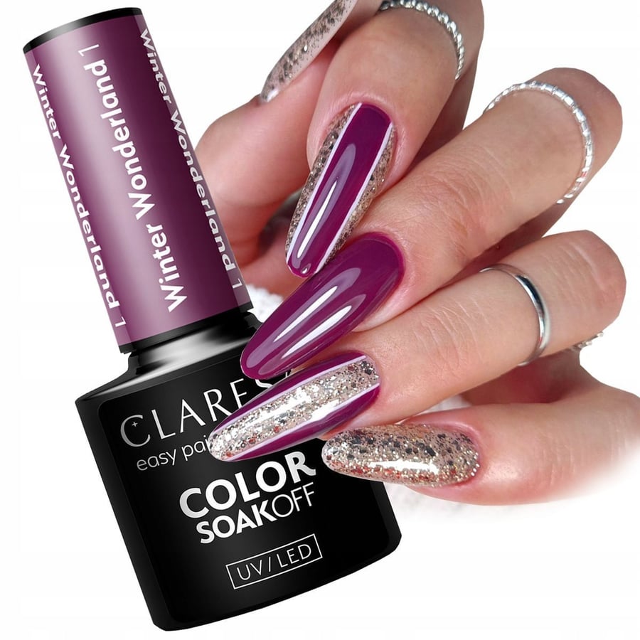 

Claresa Hybrid Varnish Темно-фиолетовый Winter Wonderland 1