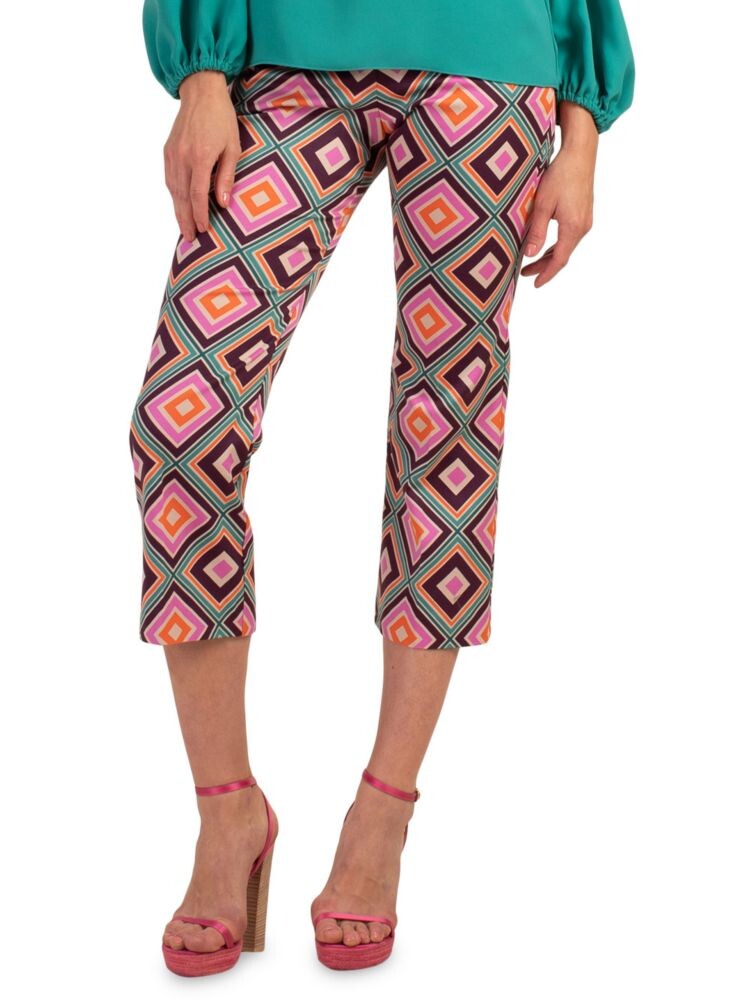 

Укороченные брюки Flaire 2 с принтом Trina Turk, цвет Pink Multicolor