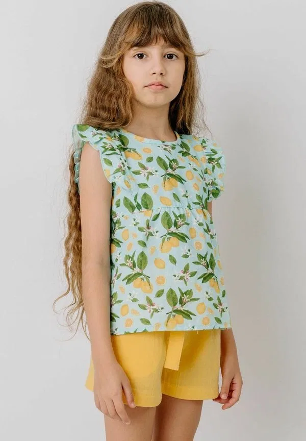Золотистые шорты Walkiddy, Yellow