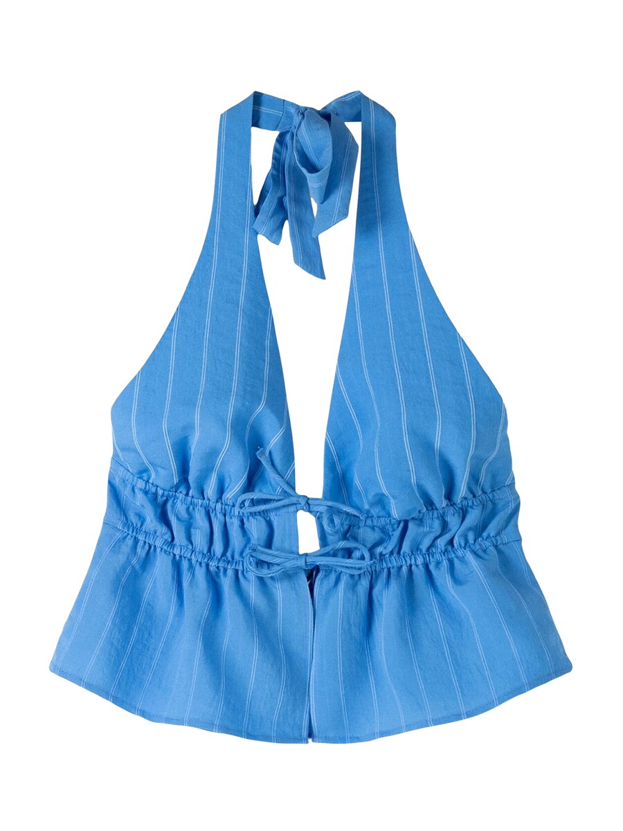 

Топ Bershka, цвет Royal blue/Pastel blue