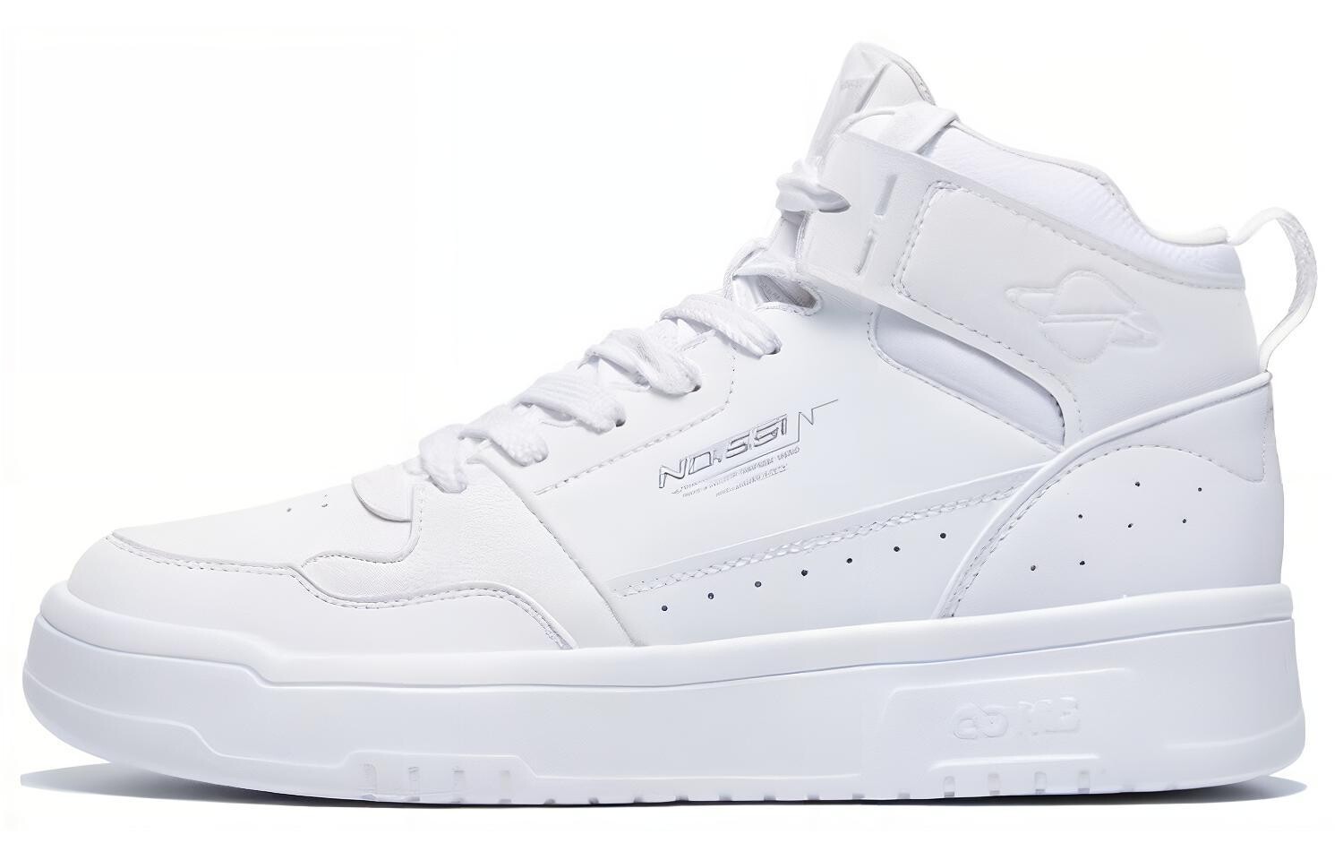 

Кроссовки QIAODAN Skateboarding Shoes Men High-top, белый