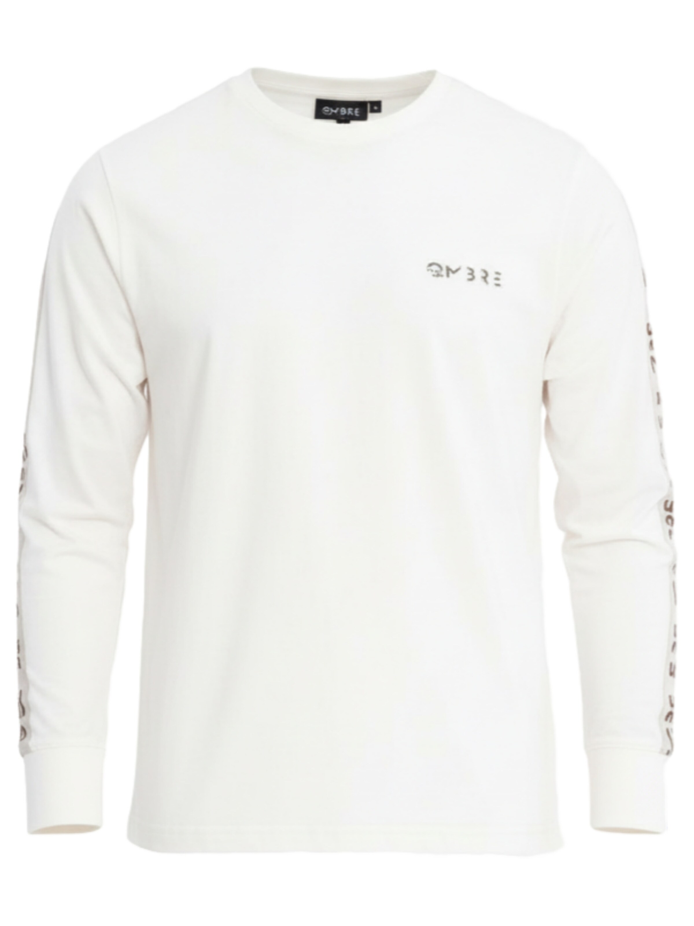 

Ombre Лонгслив в натуральном белом цвете