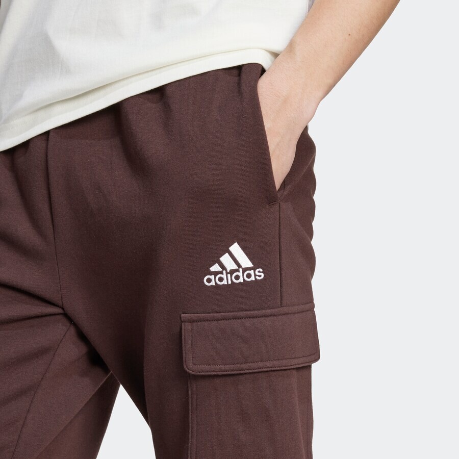 Длинные брюки ADIDAS SPORTSWEAR Tapered Workout Pants, коричневый — фото 4