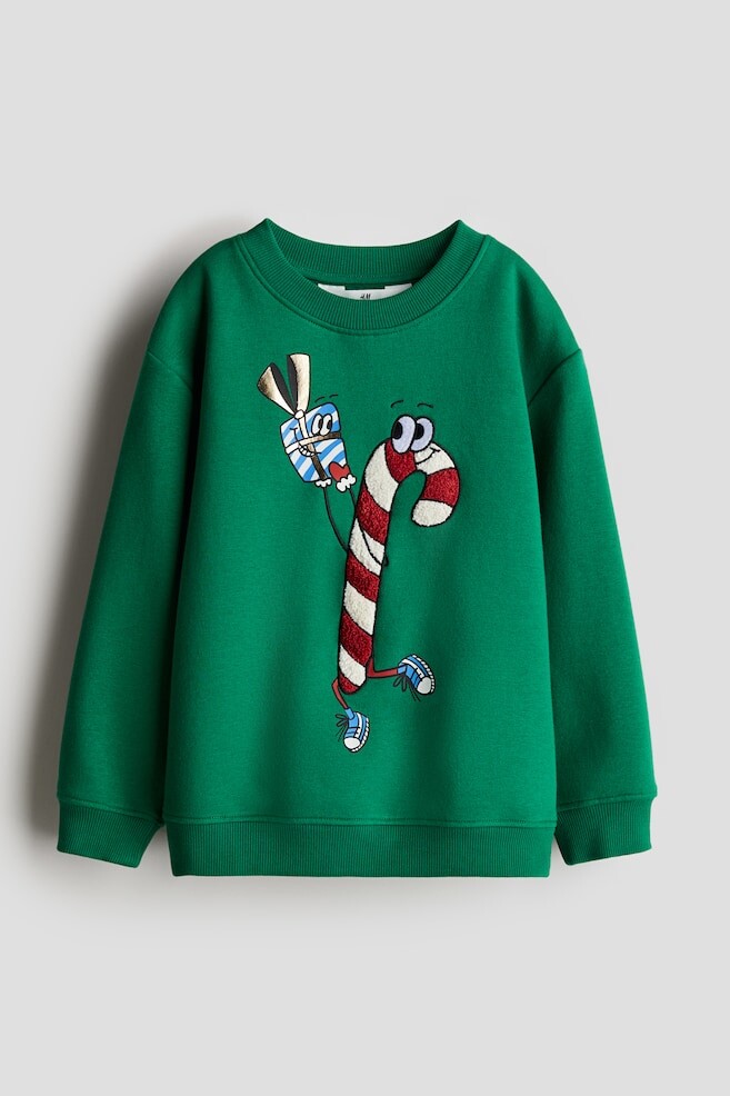

Толстовка с принтом H&M, зеленый