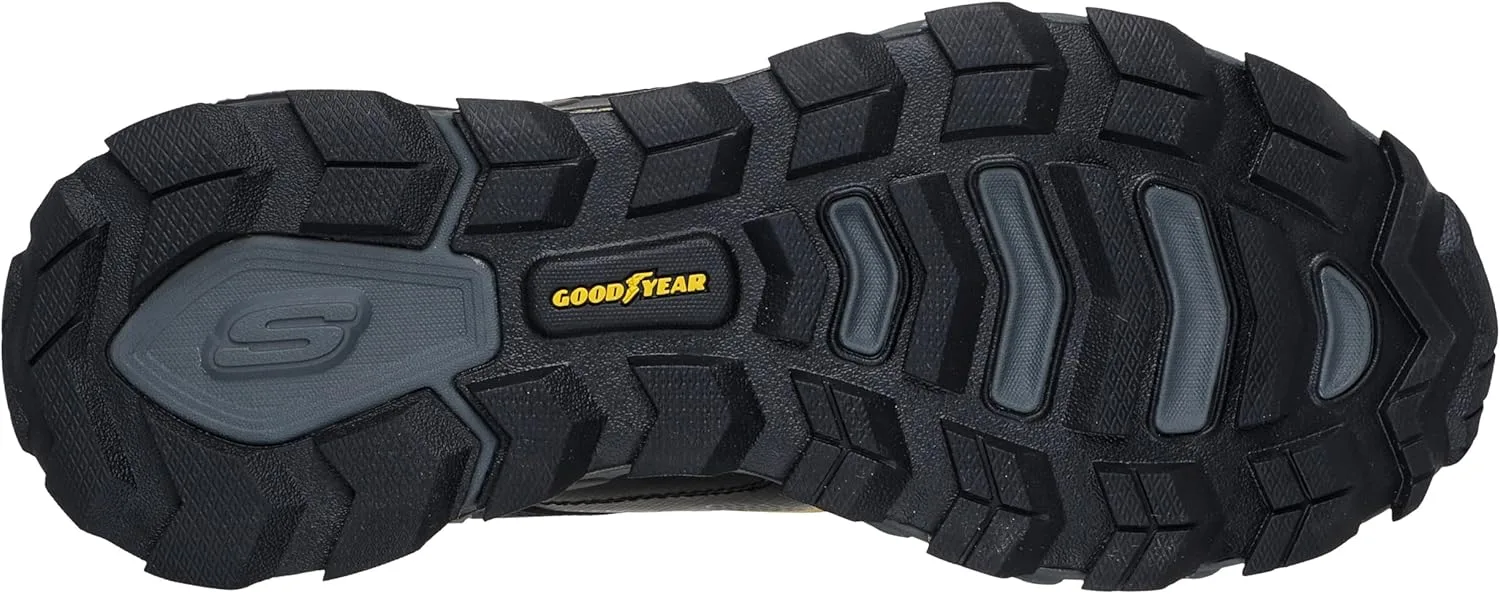 Мужские кроссовки Skechers Max Protect Sherwood Ridge, черный/желтый — фото 2