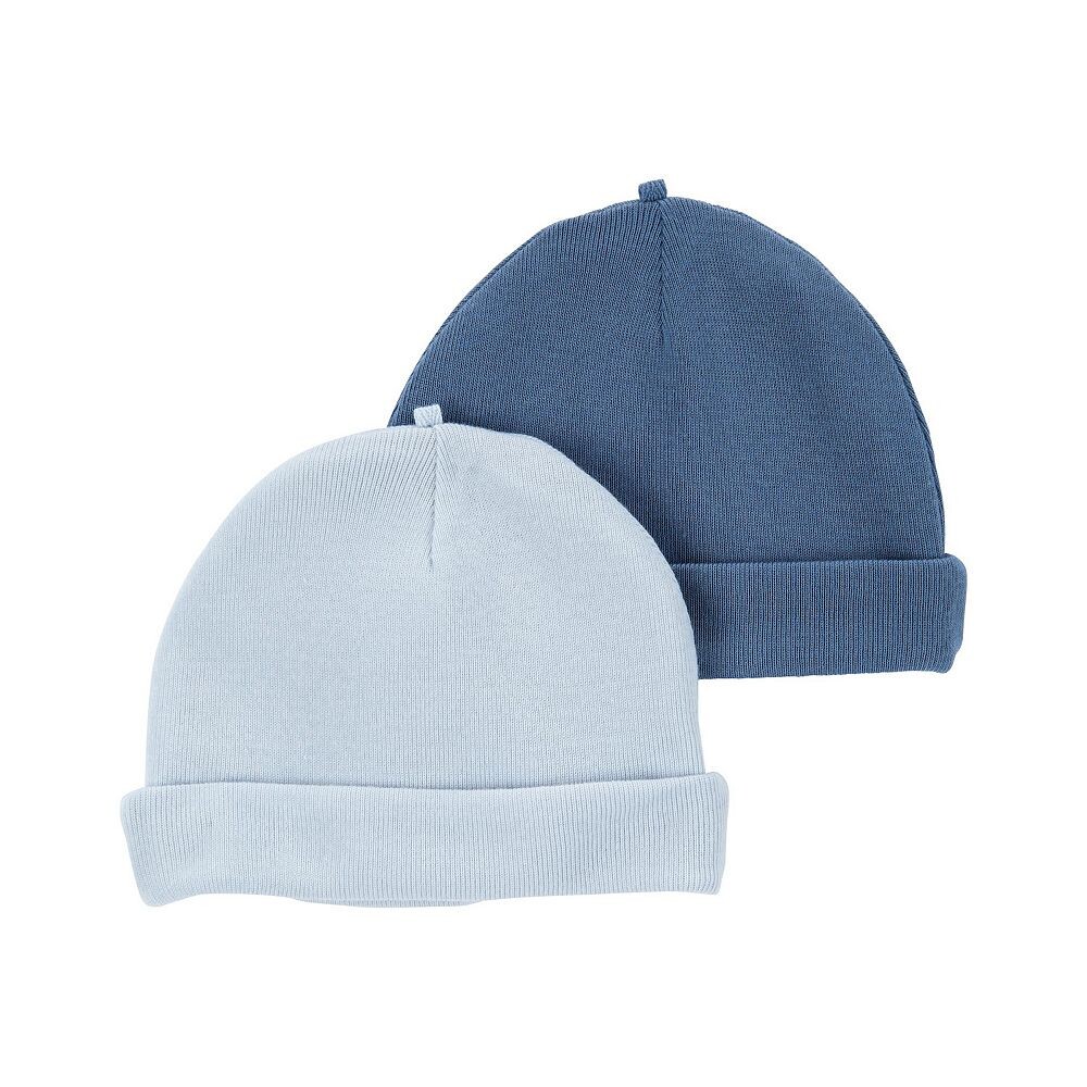 

Две пары кепок Baby Boy Carter Carter's, цвет Blue Solid