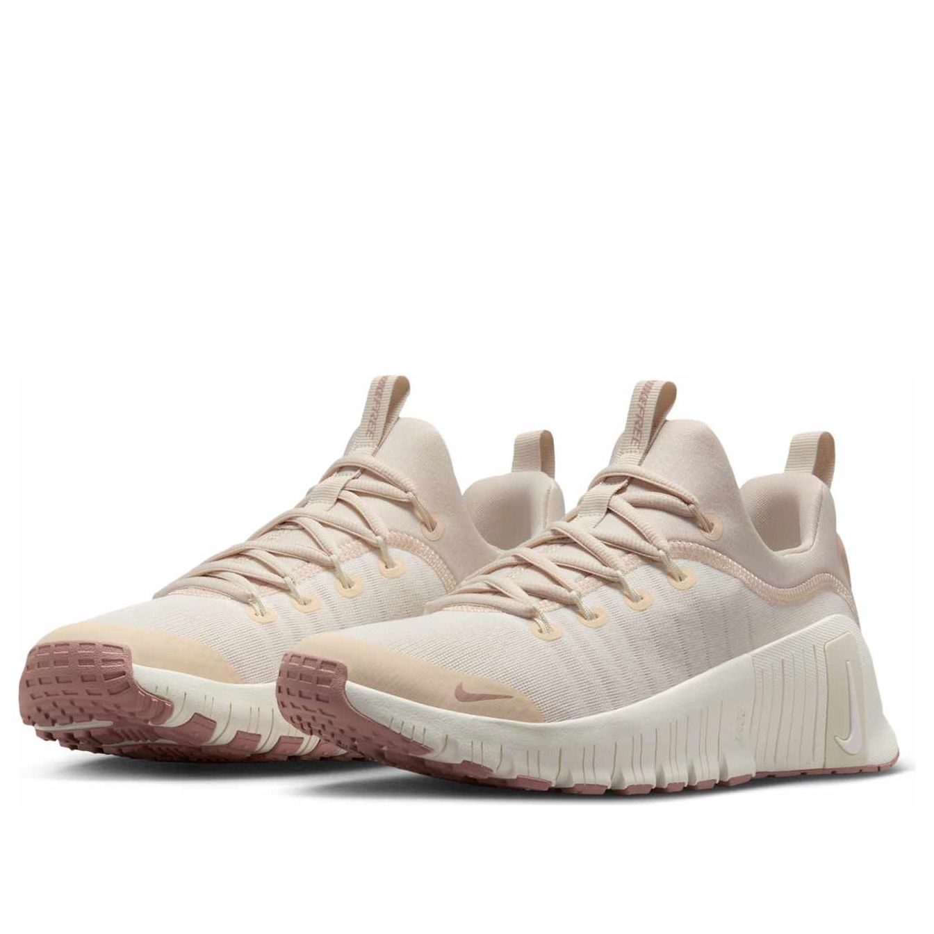 Кроссовки (WMNS) Nike Free Metcon 6 'Soft Pearl Pearl White Sail Particle Pink' — фото 3