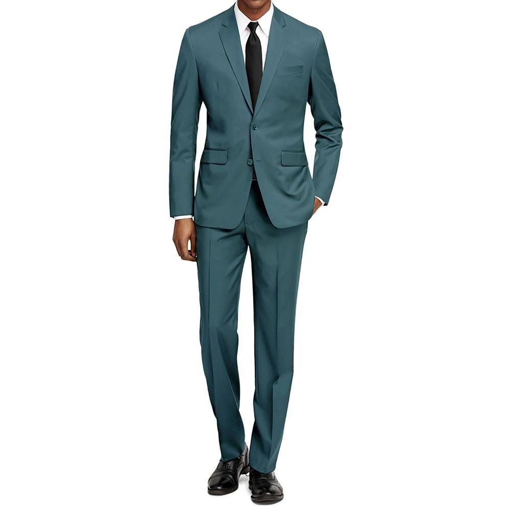 

Мужской костюм Slim Fit из 2 предметов Braveman, цвет Sea Green