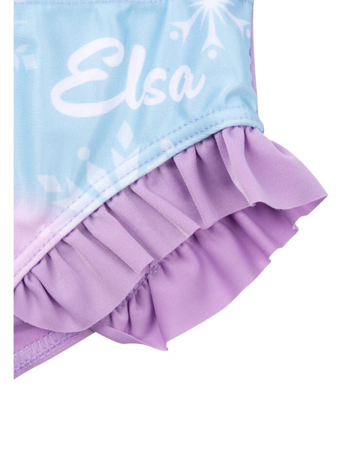 Бикини United Labels Disney Die Eiskönigin Bikini mit Rüschen Elsa Frozen Zweiteiler, фиолетовый — фото 4