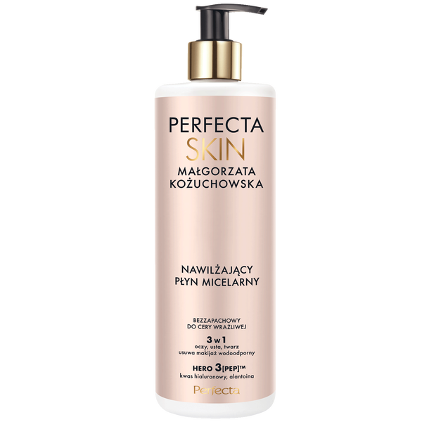 

Увлажняющая мицеллярная жидкость 3в1, 400 мл Perfecta Skin małgorzata kożuchowska