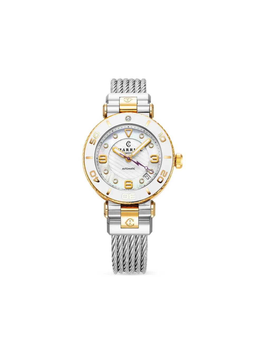

Наручные часы St. Tropez Surf 36 мм Charriol, белый