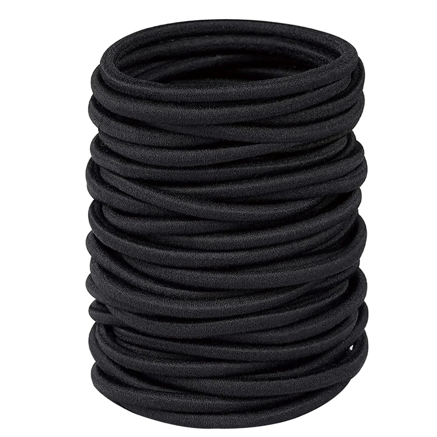 Набор черных эластичных резинок для волос, 32 шт. Ithyes