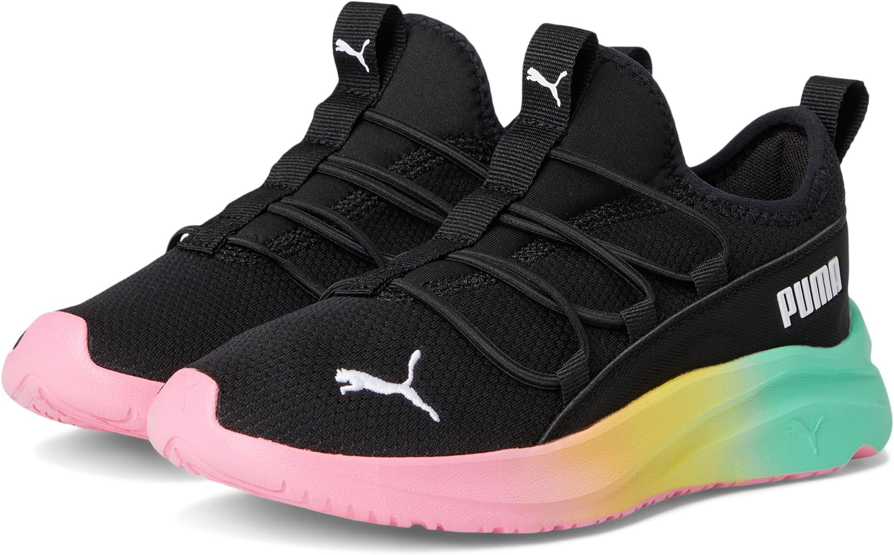 

Кроссовки PUMA Kids One4All Fade, PUMA Black/Fast Pink/Mint