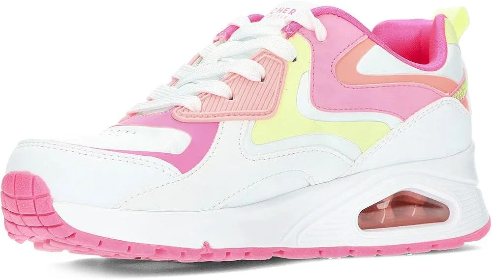 Детские кроссовки Skechers UNO Gen1 Colour Surge, белый — фото 3