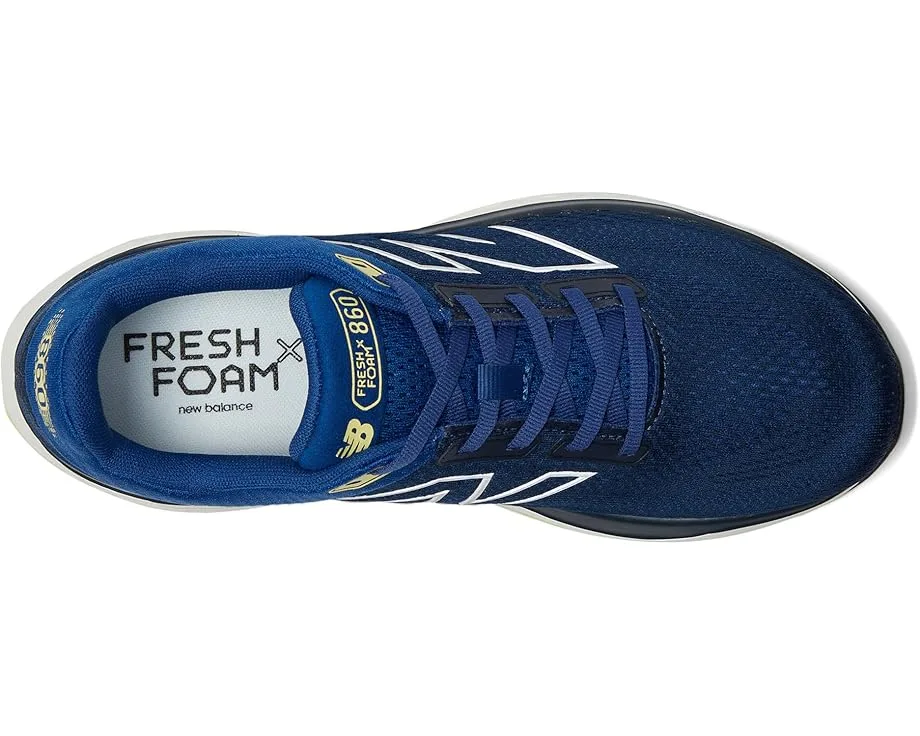 Кроссовки New Balance Fresh Foam X 860v14, Galaxy Blue/Nb Navy/Winter GrassSee Less — фото 2