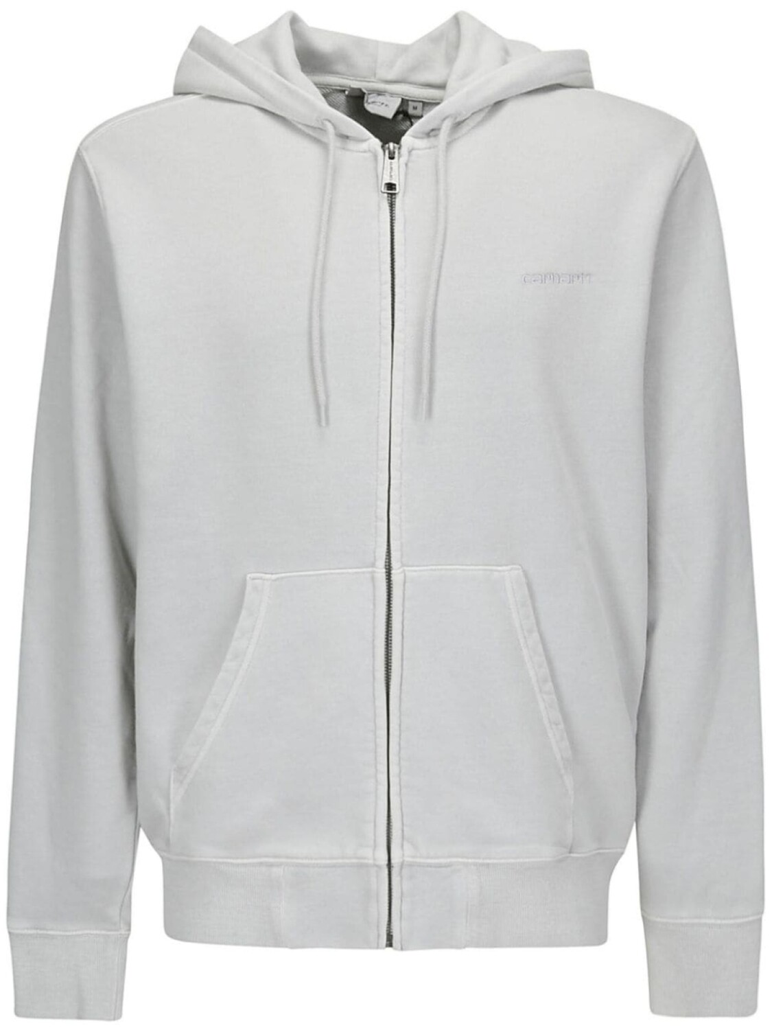 

Carhartt WIP толстовка с капюшоном Duster Script из хлопка на молнии, белый