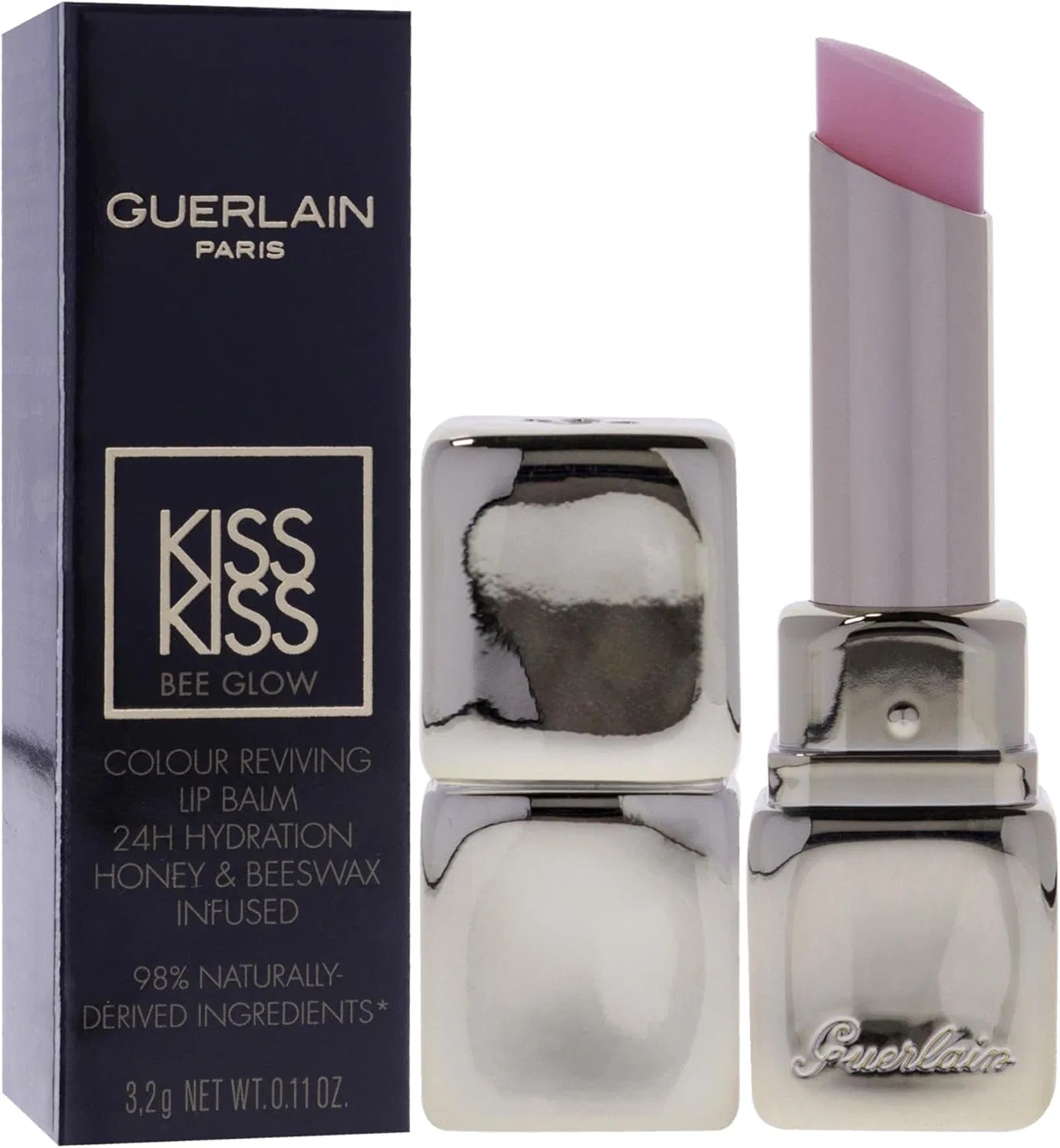 Тинт-бальзам для губ Guerlain Kiss Kiss Be Glow, 258 Rose Glow, 3.2 г — фото 3
