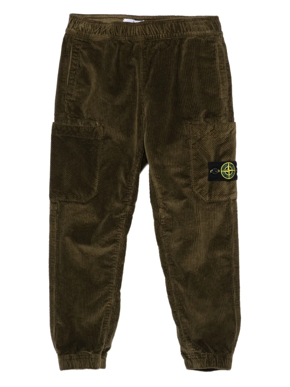 

Вельветовые брюки Stone Island Junior, зеленый