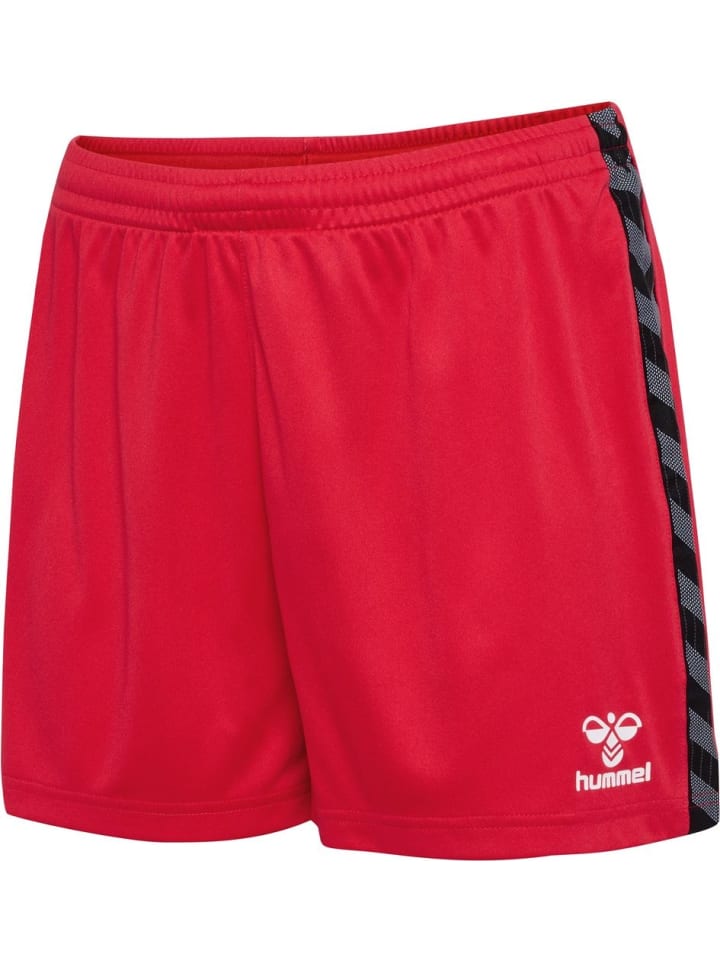 

Короткие шорты Hmlauthentic Pl Shorts Woman красного цвета Hummel