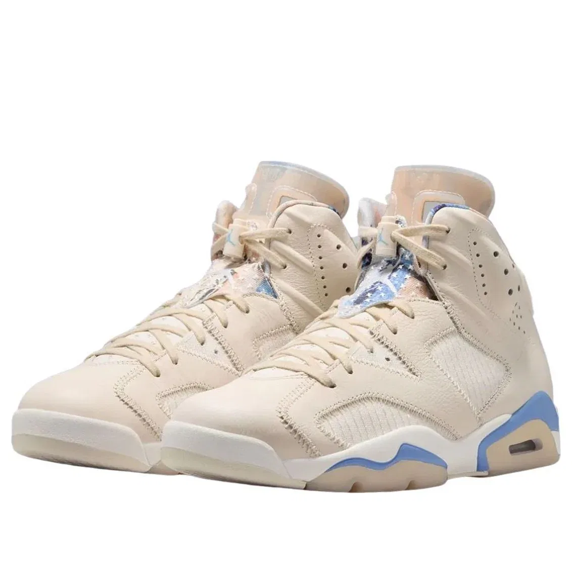 Кроссовки Air Jordan 6 Сашико IR7255-110, бежевый — фото 2