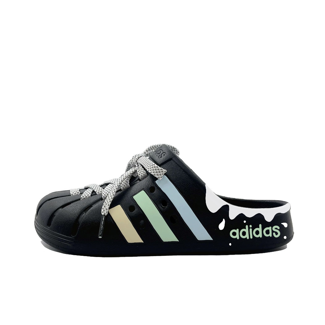 Adidas Тапочки-сабо ADILETTE без специальной функции, закрытые, унисекс, черные