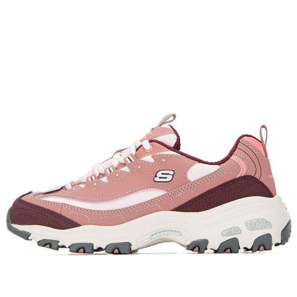 Кроссовки d lites shoes 'pink red' Skechers, розовый