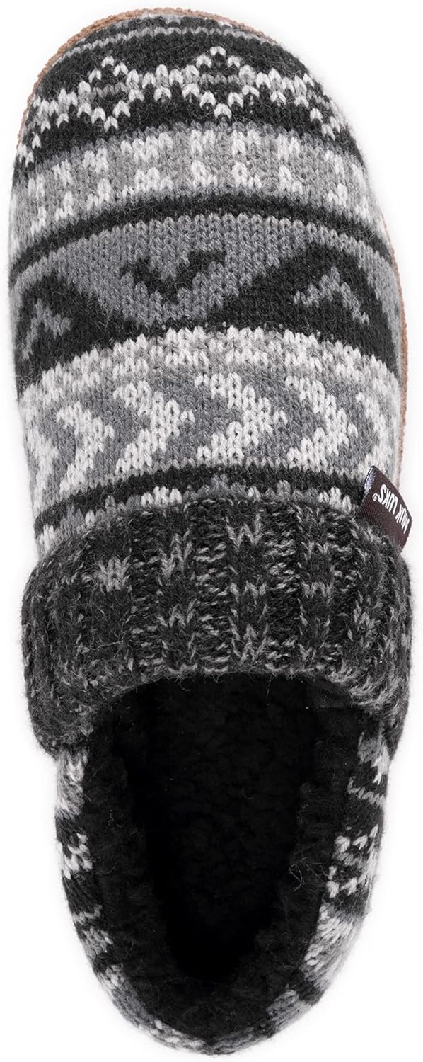 Тапочки MUK LUKS для мужчин Muk Luks Men's Marcel, черный — фото 2