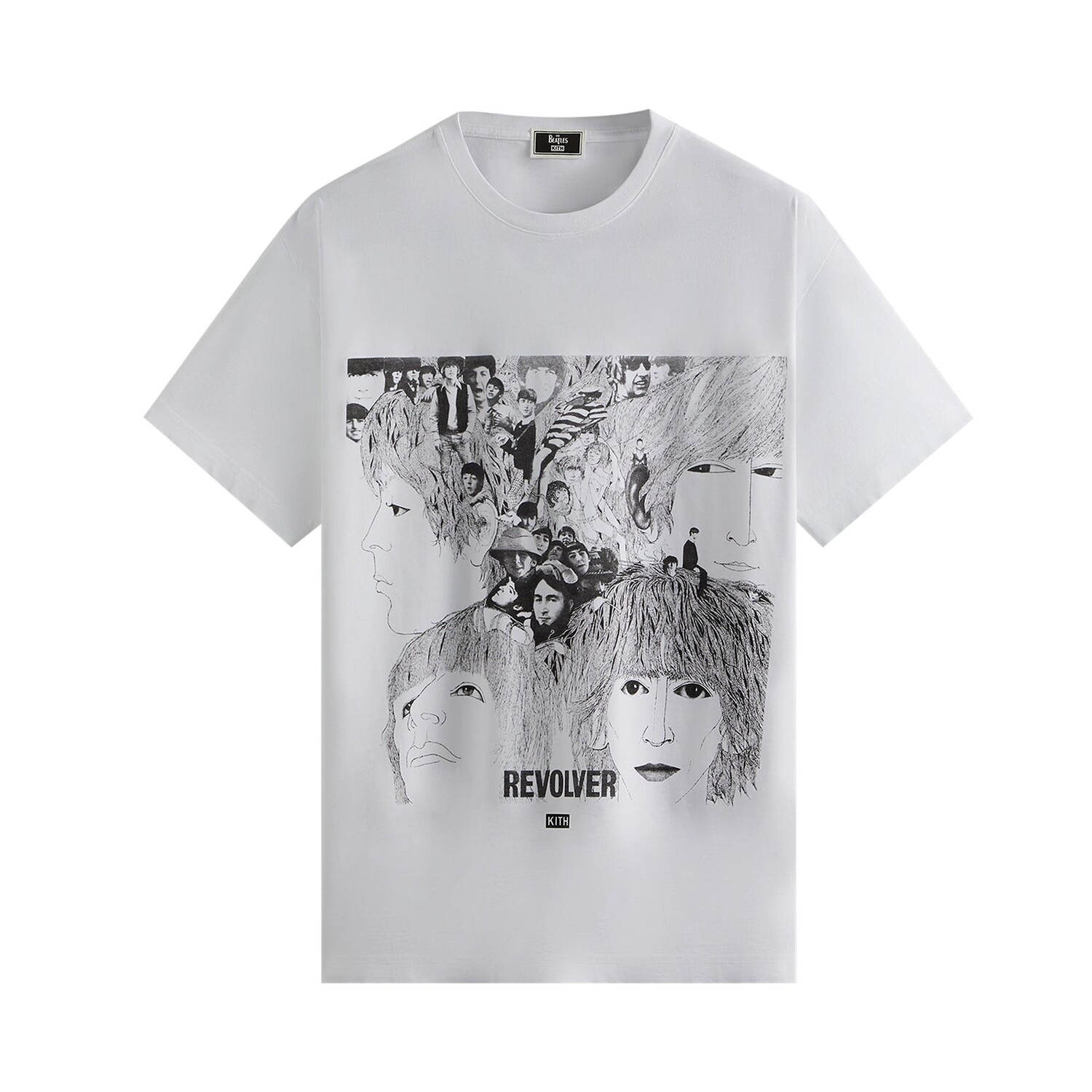 

Винтажная футболка Kith For The Beatles Revolver, цвет Белый
