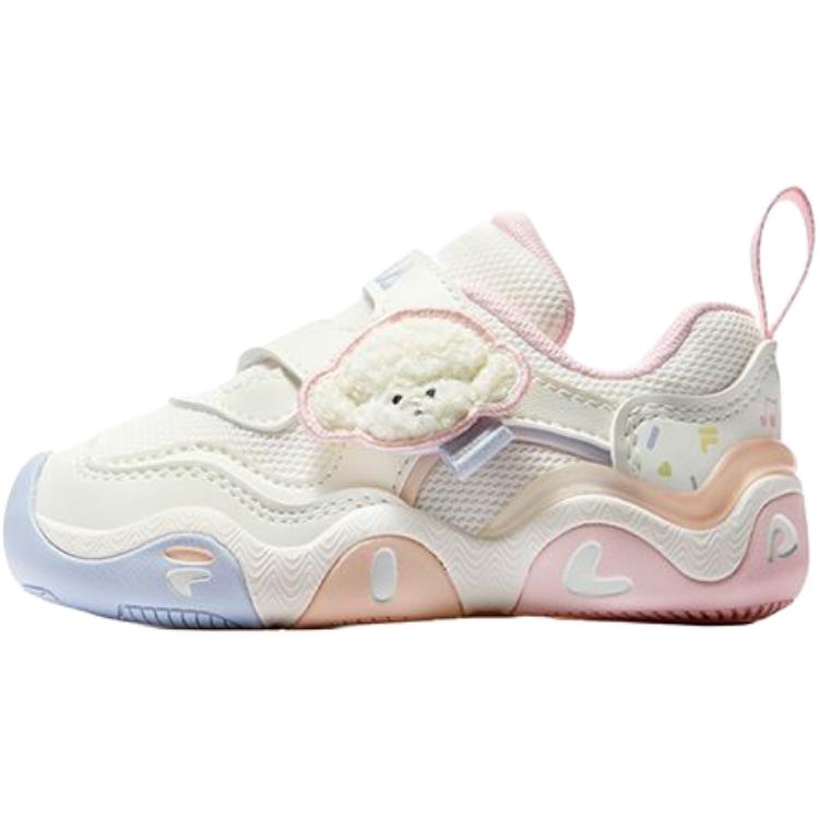 

PINGU KIM x Heritage FHT Anti kick Low top Toddler Shoes FILA, белый-fgd