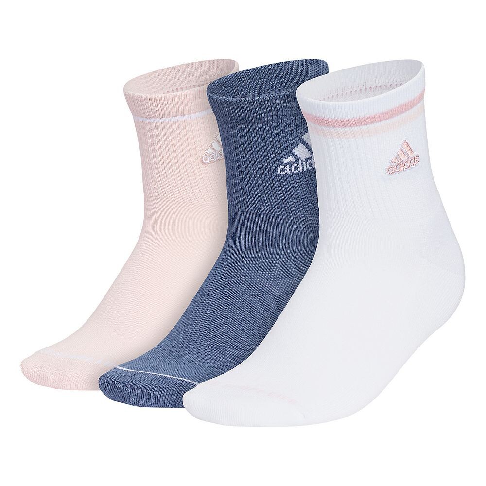 

Женские носки adidas Cushioned Sport 2.0 (3 пары высоких четвертных носков) Adidas, цвет Sandy Pink