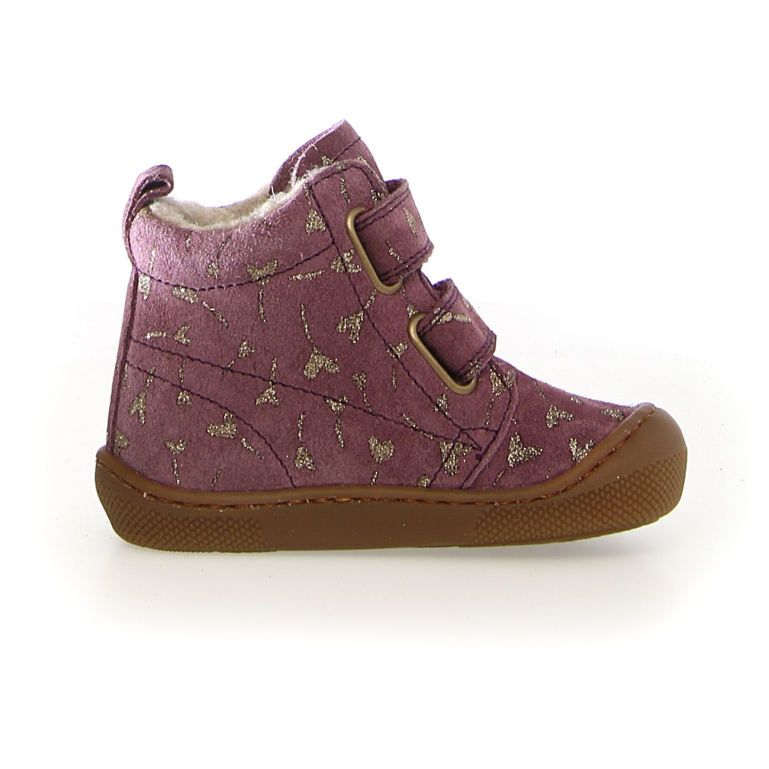 

Зимняя обувь Naturino Wigghi VL Suede Lined, цвет Magnolia Glitter Print