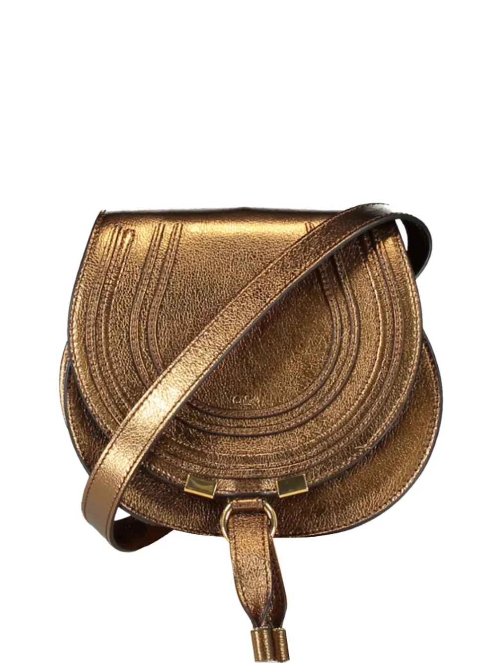 

Маленькая кожаная сумка marcie на плечо CHLOÉ, коричневый