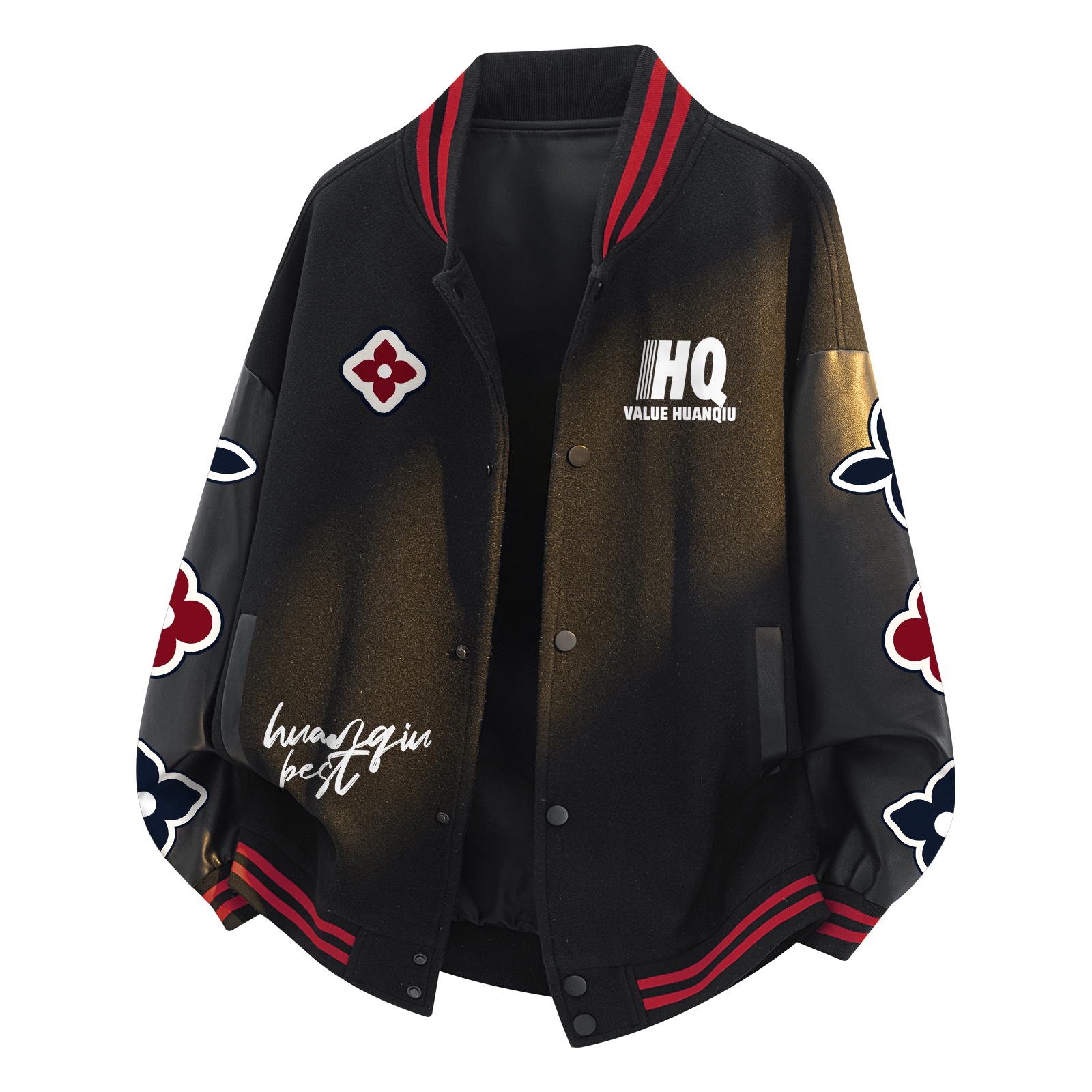 

Куртка Unisex Baseball Collar Moderate HUANQIU, черный