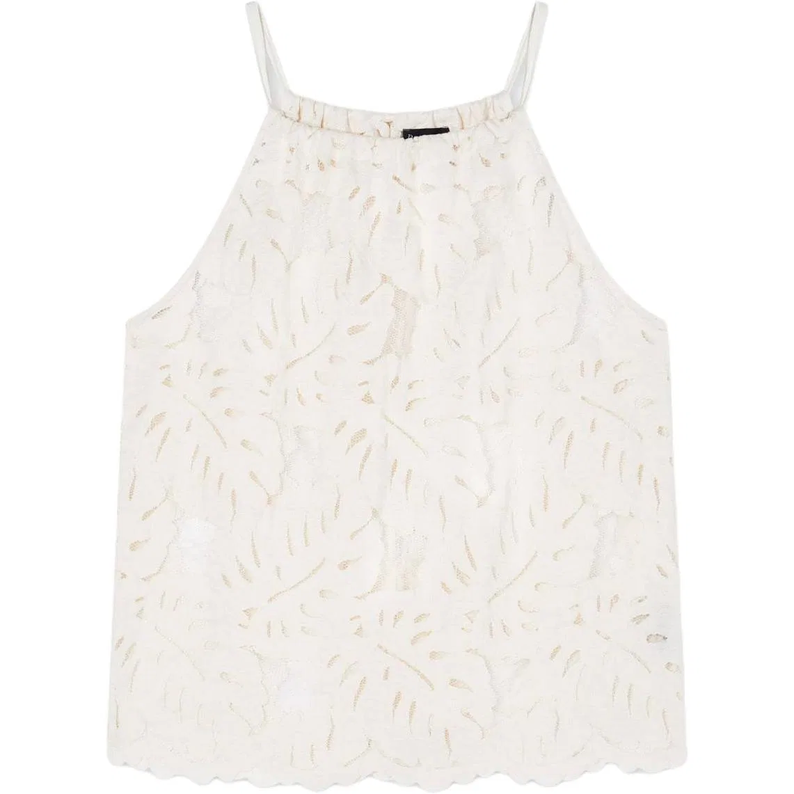 Женский топ Camisole SS26 EMPORIO ARMANI, White