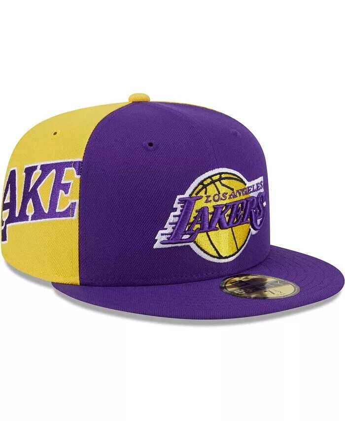 

Мужская фиолетовая, золотая бейсболка Los Angeles Lakers Gameday Wordmark 59FIFTY Fitted New Era