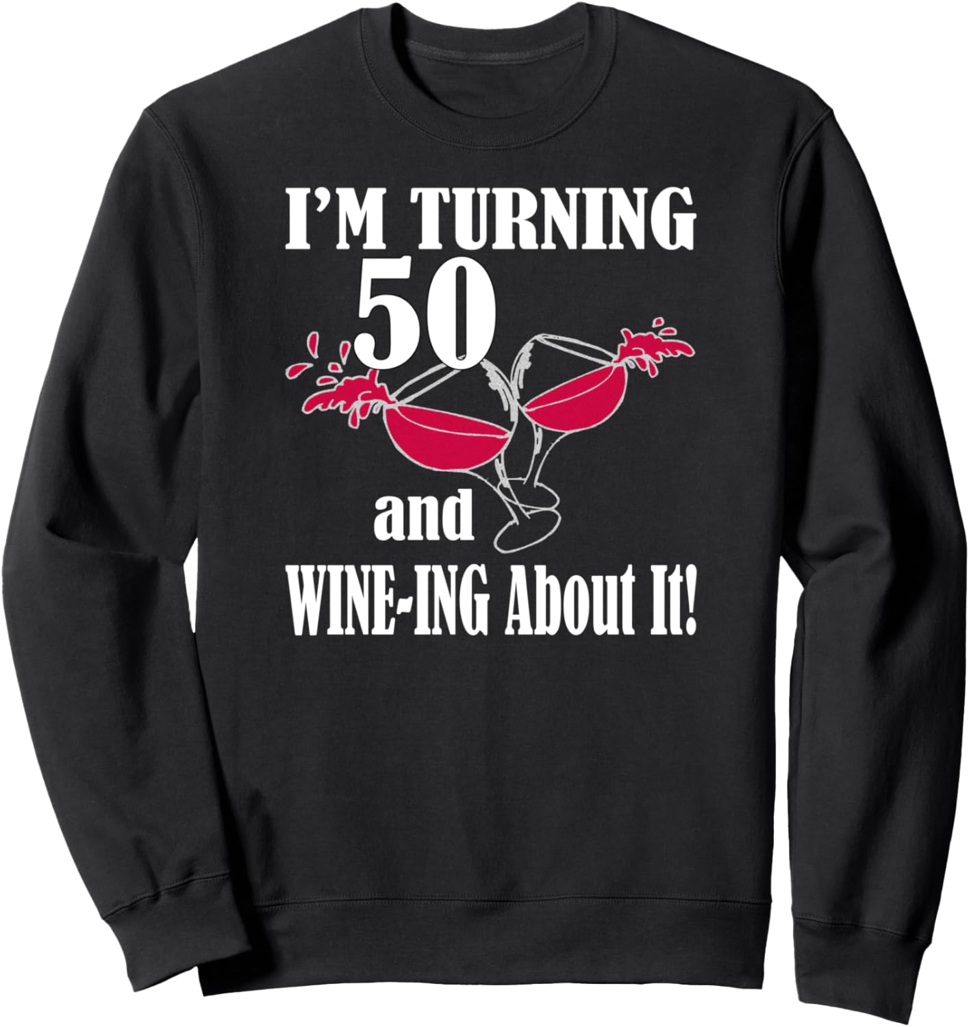 

Мне исполняется 50, и я этому радуюсь! Забавная толстовка с надписью «Победа на день рождения» Nikkidawn'S 50Th Birthday Apparel, черный