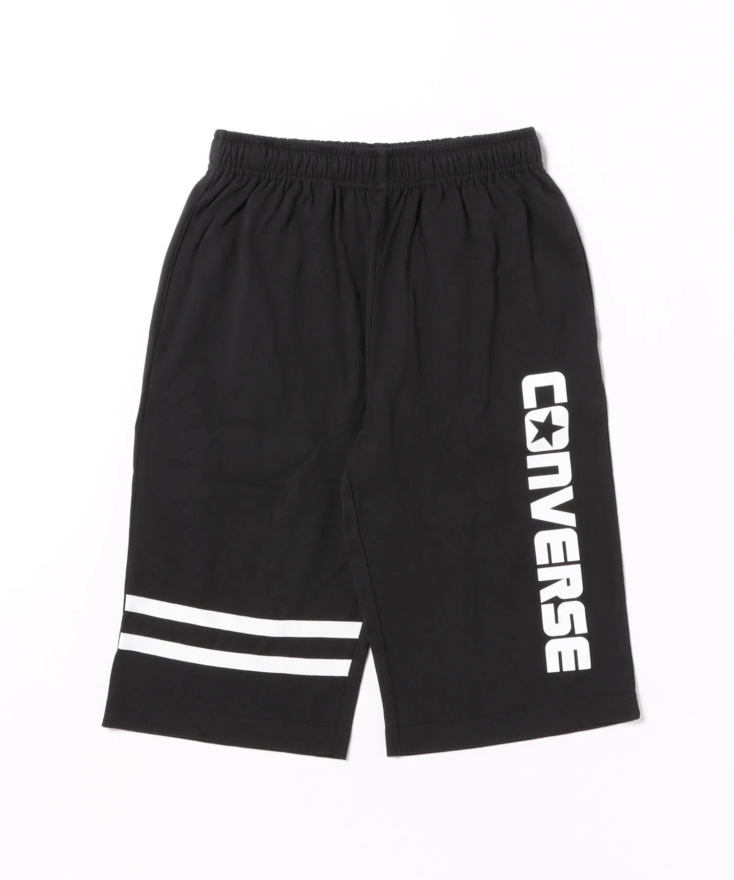Детские шорты CONVERSE с логотипом чёрные