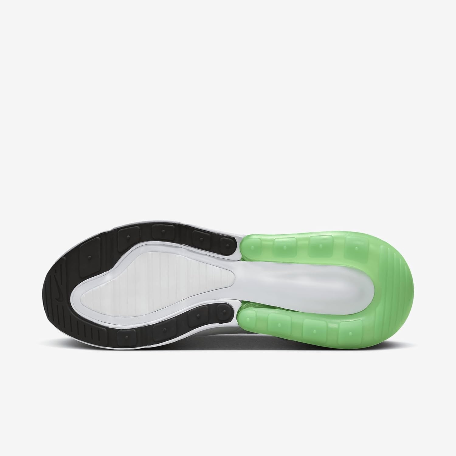 Мужские кроссовки Nike Air Max 270, белый/зеленый — фото 2