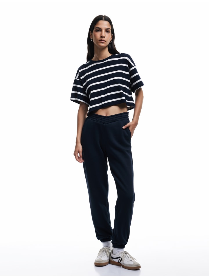 

СПОРТИВНЫЕ БРЮКИ темно-синего цвета KOTON