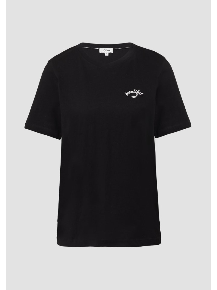 

Футболка в цвете 99D9_black s.Oliver, Черный, Футболка в цвете 99D9_black s.Oliver