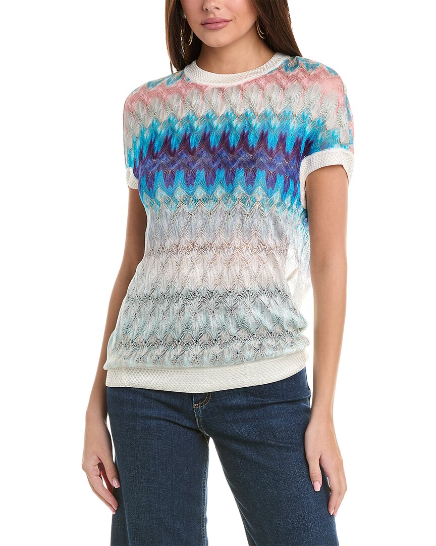 

M Миссони Топ M Missoni, синий
