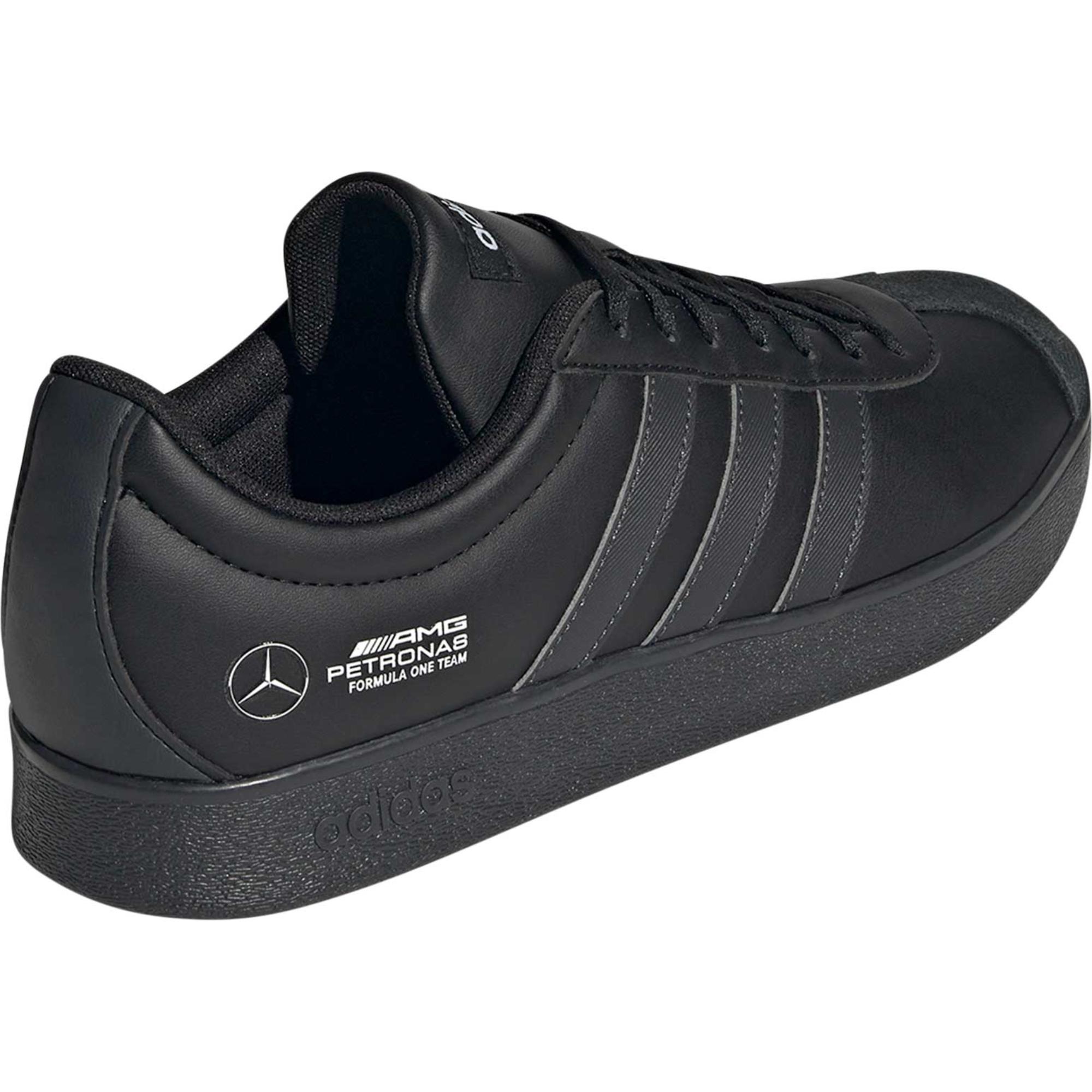 Мужские кроссовки Mercedes Formula One Team LV для игры в баскетбол Adidas, Carbon/Black — фото 4